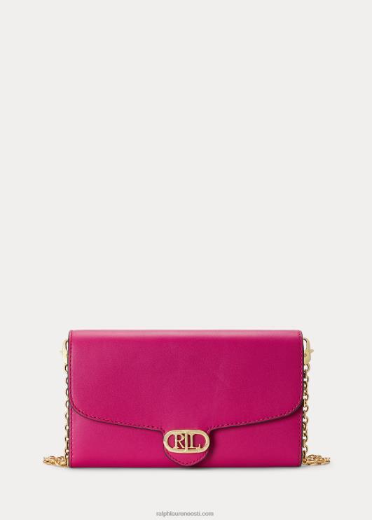 Ralph Lauren naised nahast medium adair crossbody PR0V5399 fuschia mari