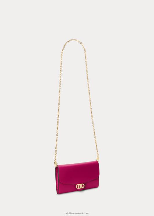 Ralph Lauren naised nahast medium adair crossbody PR0V5399 fuschia mari