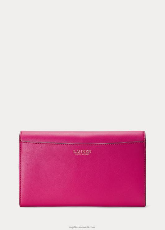 Ralph Lauren naised nahast medium adair crossbody PR0V5399 fuschia mari