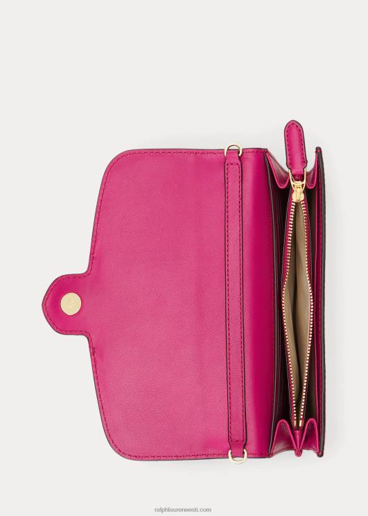 Ralph Lauren naised nahast medium adair crossbody PR0V5399 fuschia mari