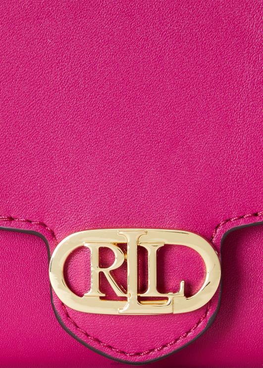 Ralph Lauren naised nahast medium adair crossbody PR0V5399 fuschia mari