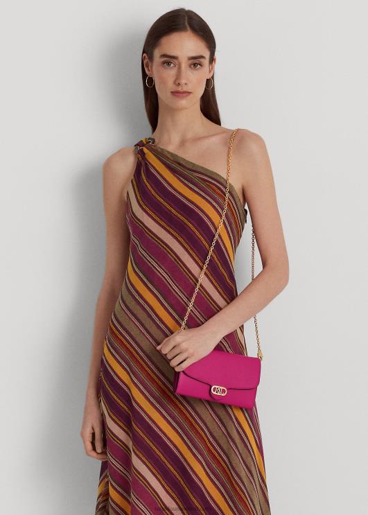 Ralph Lauren naised nahast medium adair crossbody PR0V5399 fuschia mari