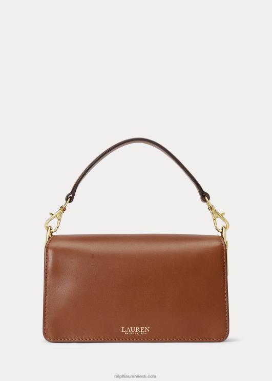 Ralph Lauren naised nahast väike tayler crossbody kott PR0V5160 tan