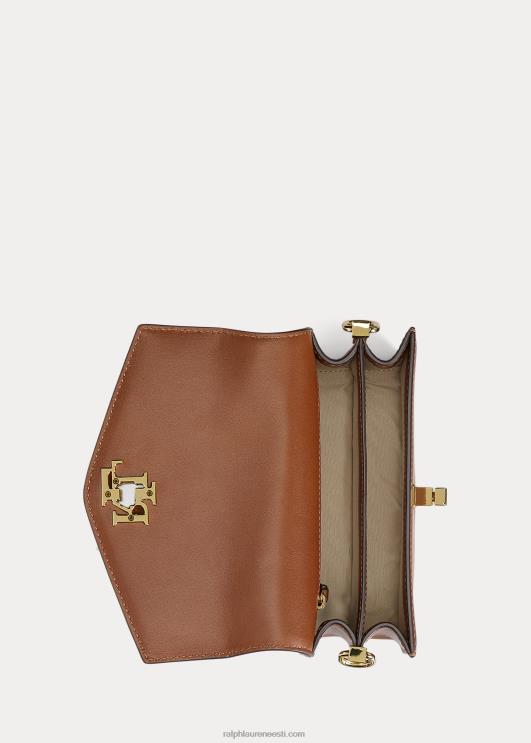 Ralph Lauren naised nahast väike tayler crossbody kott PR0V5160 tan