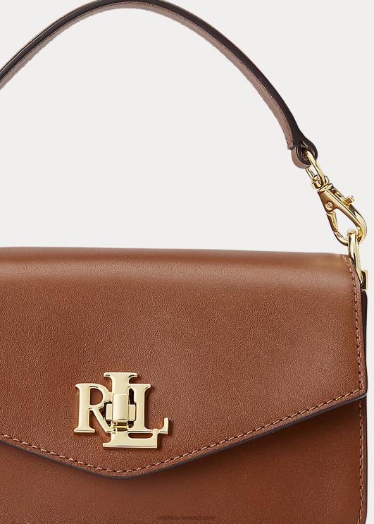 Ralph Lauren naised nahast väike tayler crossbody kott PR0V5160 tan