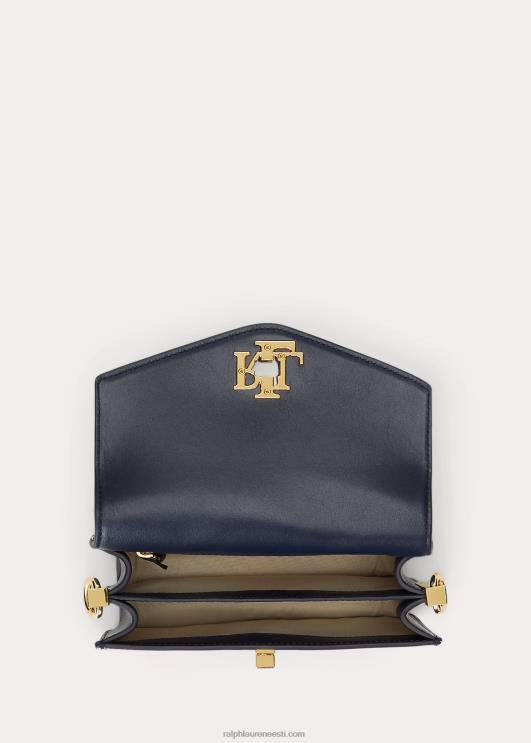 Ralph Lauren naised täpiline väike tayler crossbody kott PR0V5334 rafineeritud merevägi/vanilje