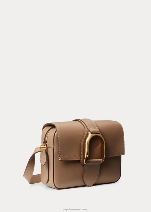 Ralph Lauren naised vasikanahast welingtoni crossbody kott PR0V5258 taupe