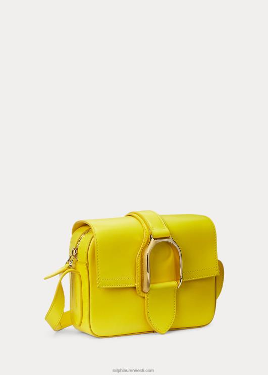Ralph Lauren naised vasikanahast welingtoni crossbody kott PR0V5263 kanaari kollane