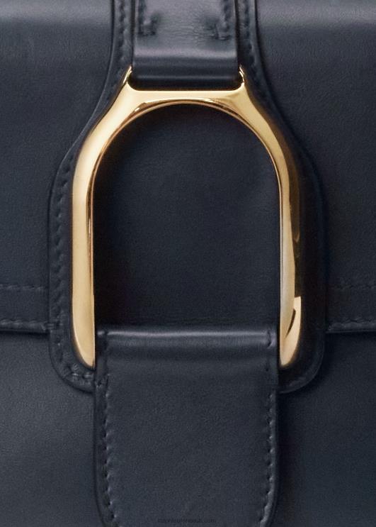 Ralph Lauren naised vasikanahast welingtoni crossbody kott PR0V5267 merelaevastik