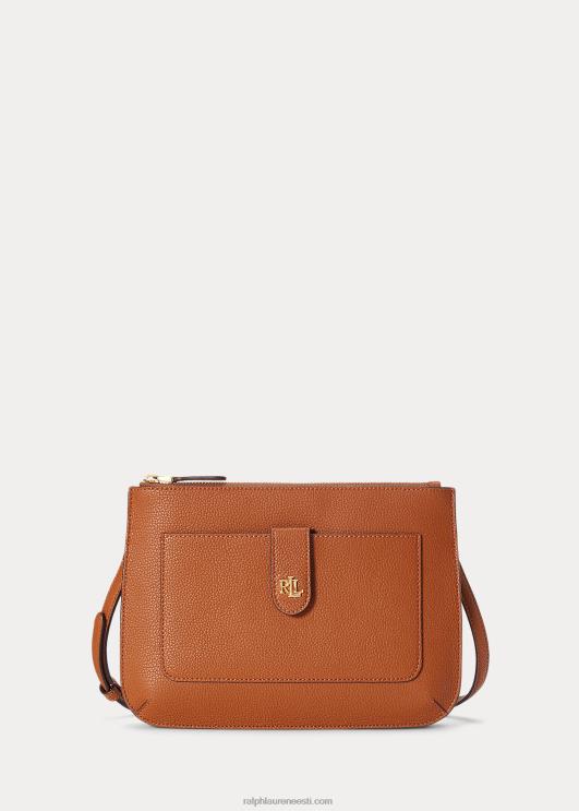 Ralph Lauren naised veerisnahast keskmine jamey crossbody PR0V5400 tan