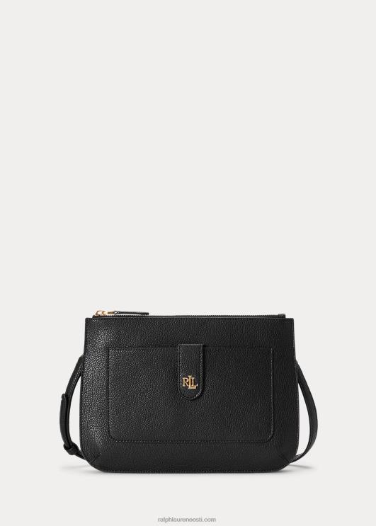 Ralph Lauren naised veerisnahast keskmine jamey crossbody PR0V5401 must