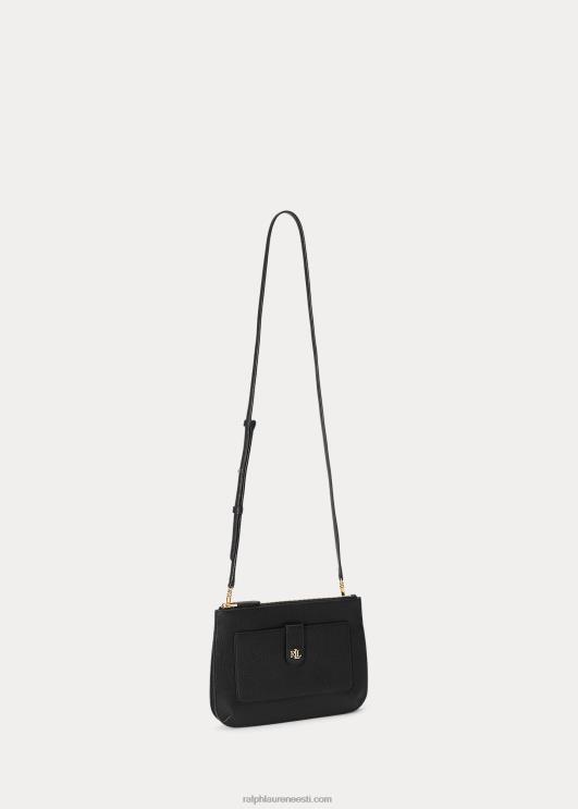 Ralph Lauren naised veerisnahast keskmine jamey crossbody PR0V5401 must