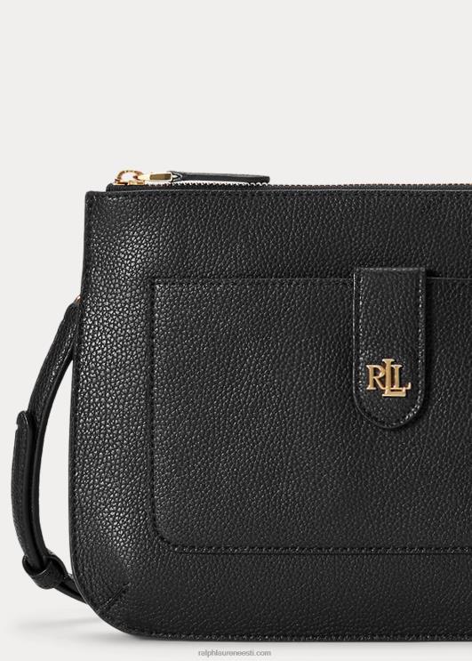 Ralph Lauren naised veerisnahast keskmine jamey crossbody PR0V5401 must