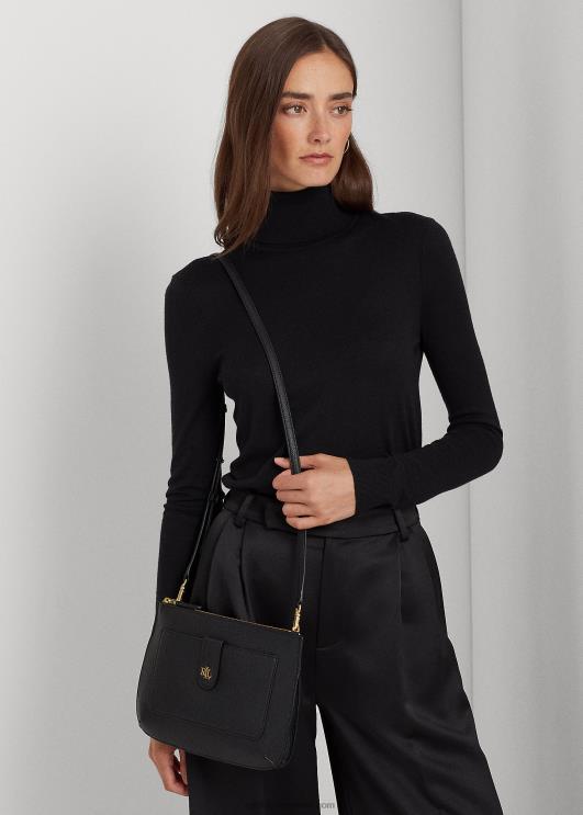 Ralph Lauren naised veerisnahast keskmine jamey crossbody PR0V5401 must