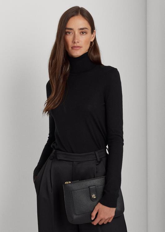 Ralph Lauren naised veerisnahast keskmine jamey crossbody PR0V5401 must