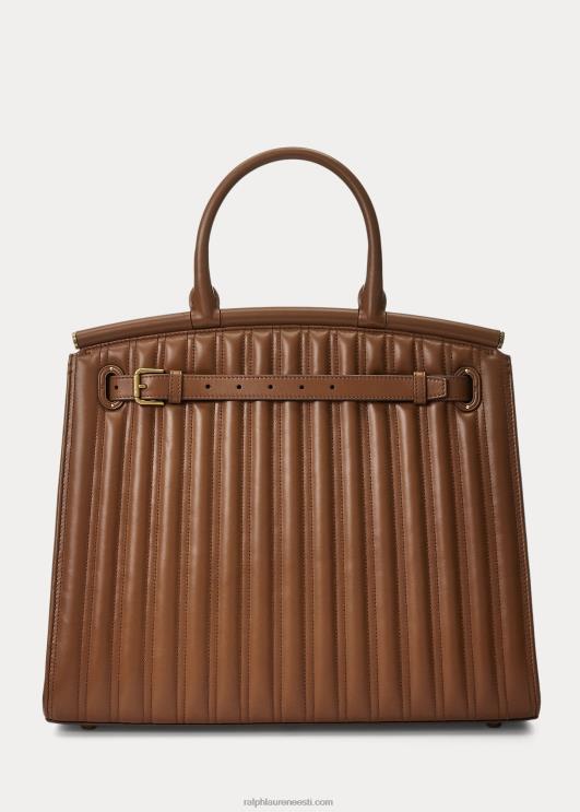 Ralph Lauren naised tepitud vasikanahast suur rl50 käekott PR0V5300 rl kuld