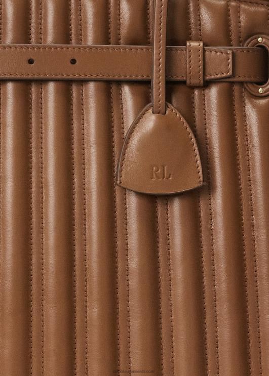 Ralph Lauren naised tepitud vasikanahast suur rl50 käekott PR0V5300 rl kuld