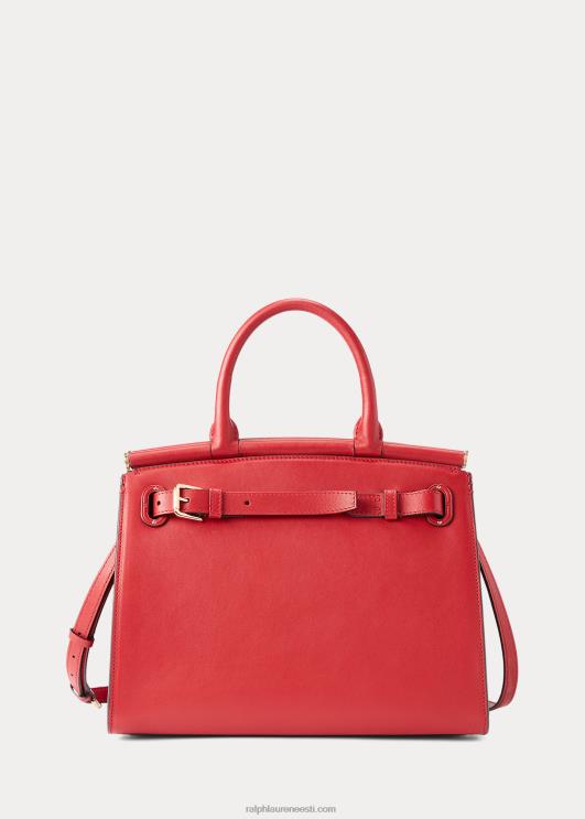 Ralph Lauren naised vasikanahast keskmine rl50 käekott PR0V5294 sügav punane