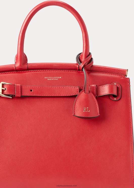 Ralph Lauren naised vasikanahast keskmine rl50 käekott PR0V5294 sügav punane