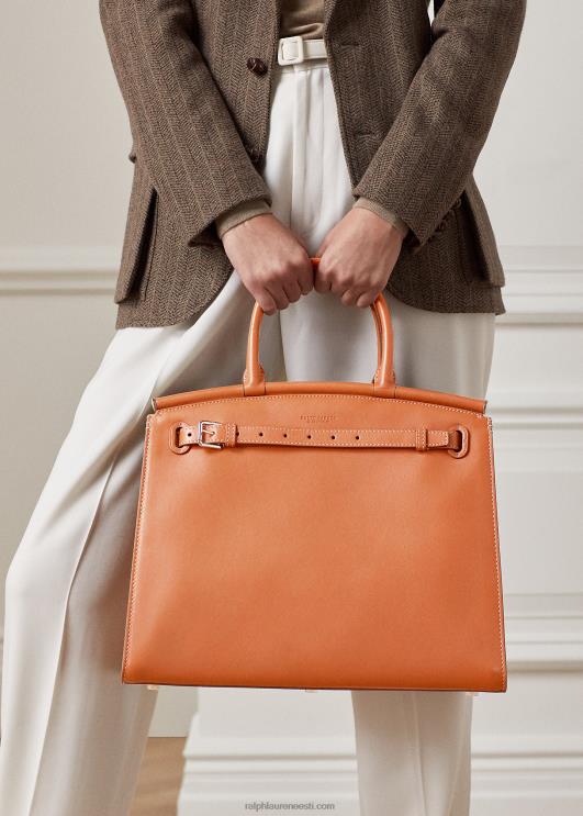 Ralph Lauren naised vasikanahast suur rl50 käekott PR0V5301 rl kuld
