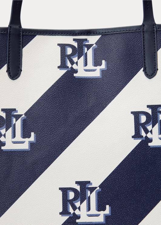Ralph Lauren naised kaetud lõuend suur collins tassima PR0V5419 rafineeritud merevägi