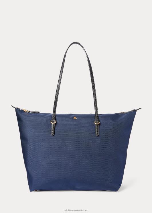 Ralph Lauren naised keskmine nailonist keatoni kott PR0V5428 merevägi