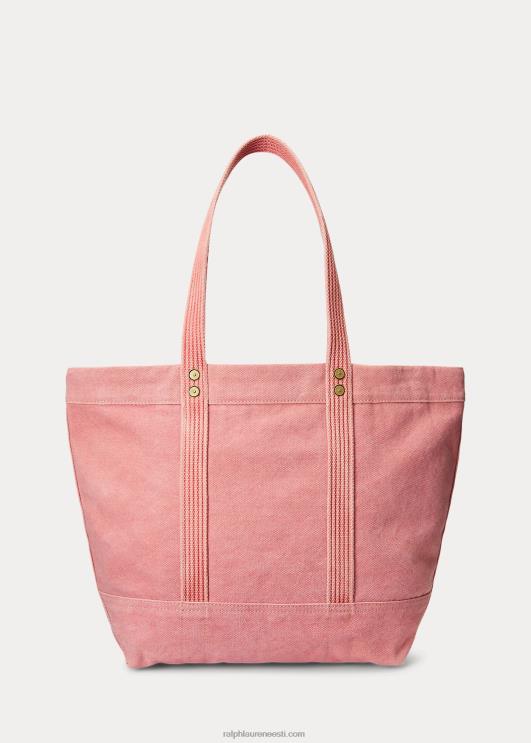 Ralph Lauren naised lõuendist keskmine kandekott PR0V5239 punane