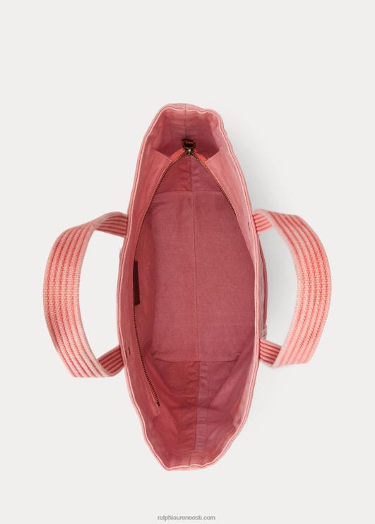 Ralph Lauren naised lõuendist keskmine kandekott PR0V5239 punane