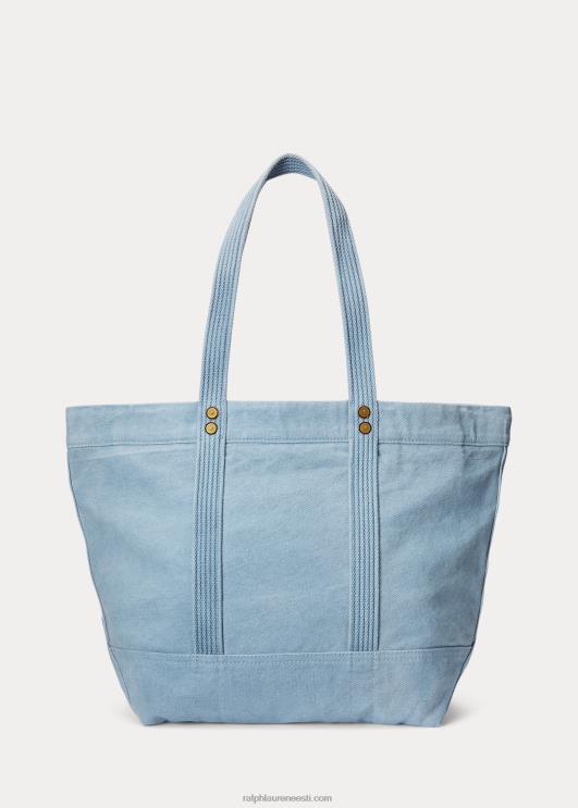 Ralph Lauren naised lõuendist keskmine kandekott PR0V5240 indigo