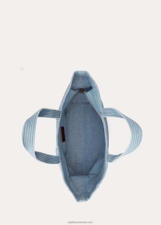 Ralph Lauren naised lõuendist keskmine kandekott PR0V5240 indigo