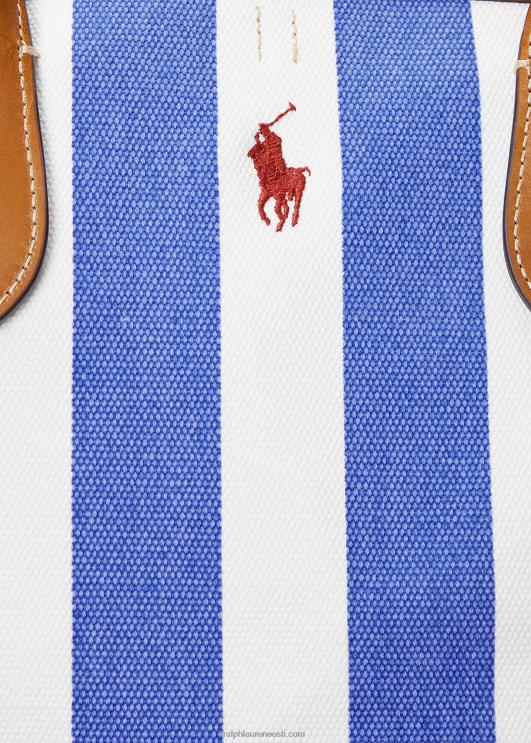 Ralph Lauren naised ümberpööratav lõuend keskmine bellport-kott PR0V5194 kuninglik merevägi / newporti merevägi