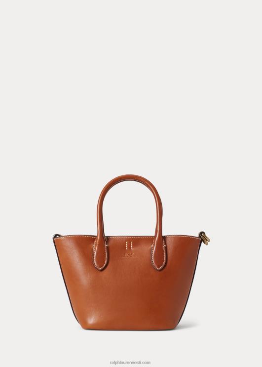 Ralph Lauren naised nahast mini bellport-kott PR0V5205 cuoio