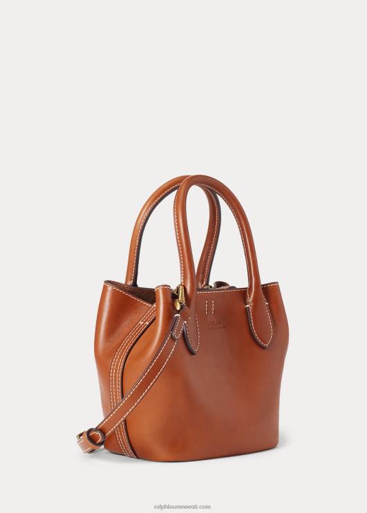 Ralph Lauren naised nahast mini bellport-kott PR0V5205 cuoio