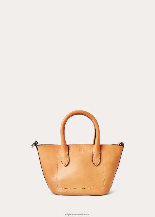 Ralph Lauren naised nahast mini bellport-kott PR0V5206 loomulik