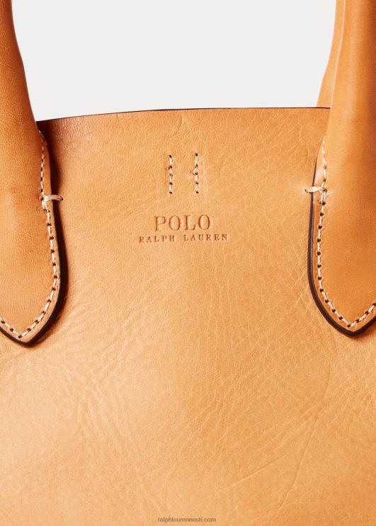 Ralph Lauren naised nahast mini bellport-kott PR0V5206 loomulik