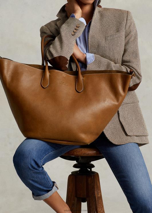 Ralph Lauren naised nahast suur kellukott PR0V5221 cuoio