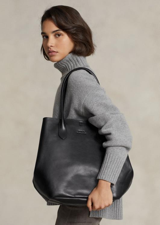 Ralph Lauren naised nahast suur kellukott PR0V5222 must