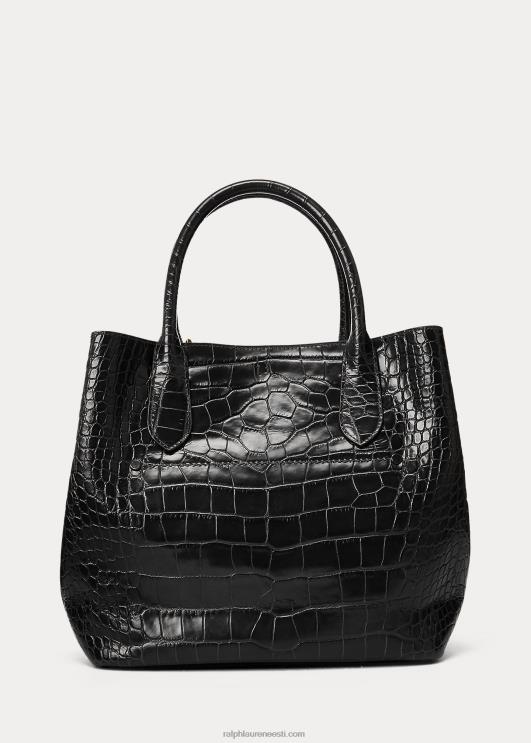 Ralph Lauren naised reljeefne keskmine bellport-kott PR0V5217 must