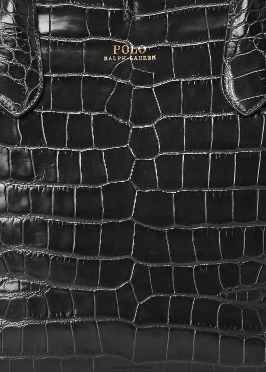 Ralph Lauren naised reljeefne keskmine bellport-kott PR0V5217 must