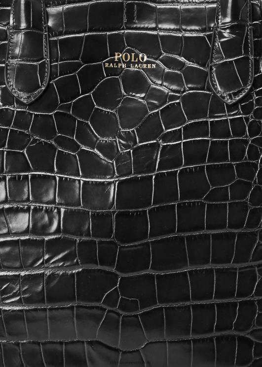 Ralph Lauren naised reljeefne suur kellukott PR0V5225 must