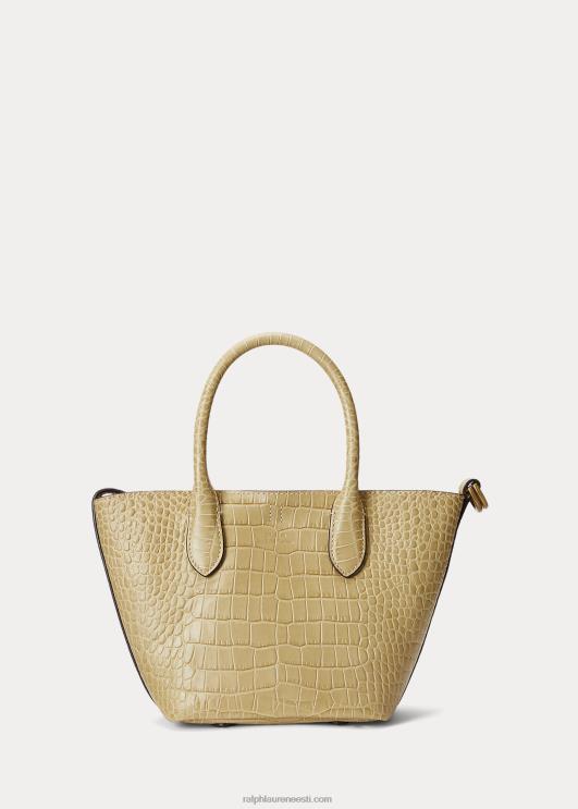 Ralph Lauren naised reljeefsest nahast väike bellport-kott PR0V5211 liiv