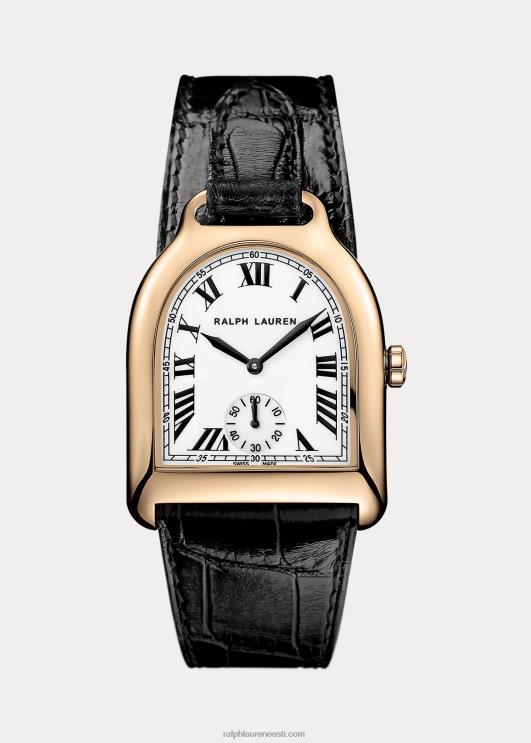 Ralph Lauren naised keskmise roosa kullaga alligaator PR0V2805