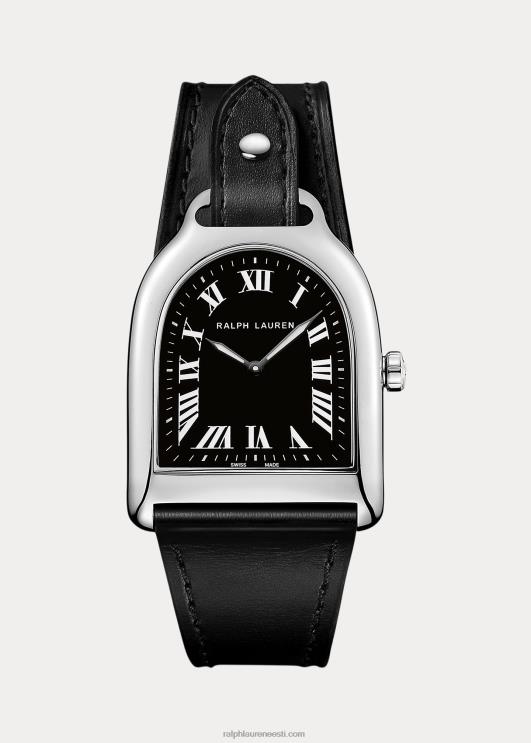 Ralph Lauren naised väike teras PR0V2845 must numbrilaud