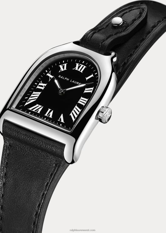 Ralph Lauren naised väike teras PR0V2845 must numbrilaud