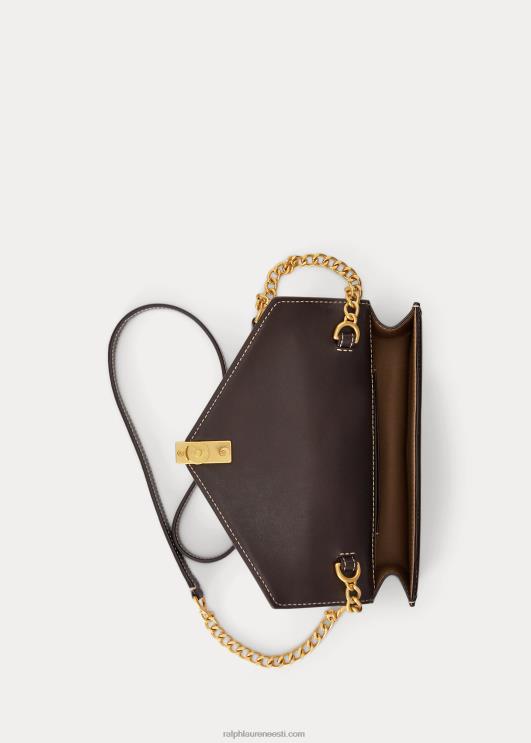 Ralph Lauren naised polo id lõuendist kett rahakott ja kott PR0V5178 looduslik/tubakas