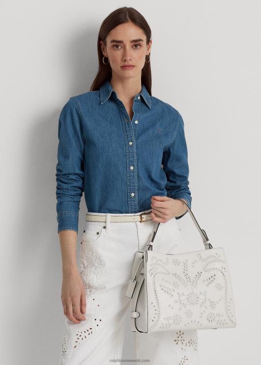 Ralph Lauren naised aasaga nahast keskmine peyton-kott PR0V5408