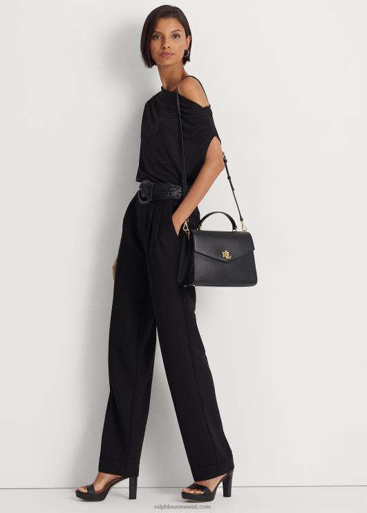 Ralph Lauren naised nahast keskmine farrah-kott PR0V5407 must