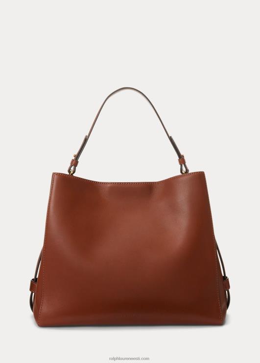 Ralph Lauren naised nahast keskmise peytoni kotikott PR0V5409 tan