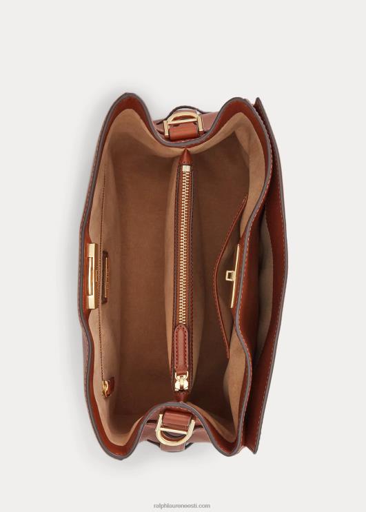 Ralph Lauren naised nahast keskmise peytoni kotikott PR0V5409 tan