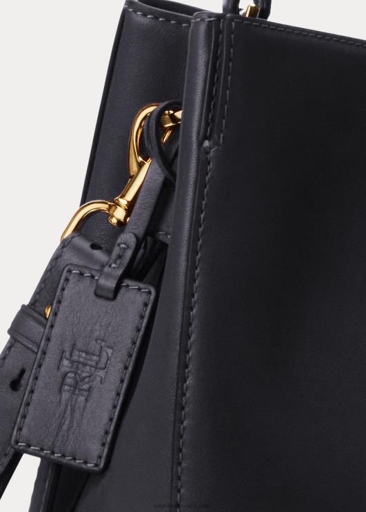 Ralph Lauren naised nahast keskmise peytoni kotikott PR0V5410 rafineeritud merevägi